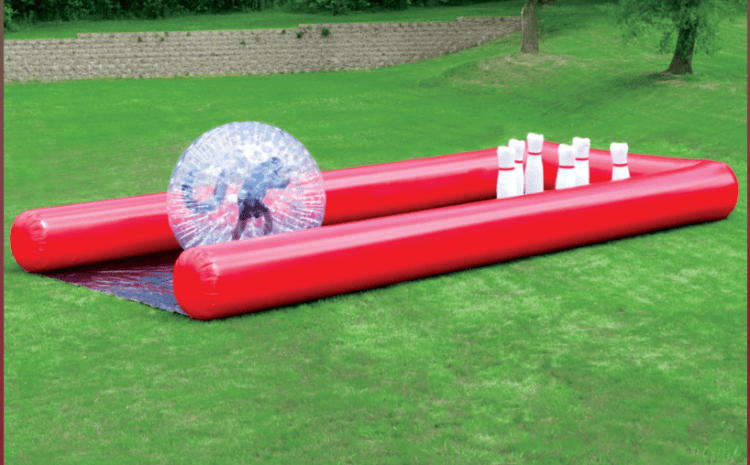 Human Zorb Bowling